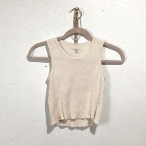 Brandy Mellville Cream teen tank top